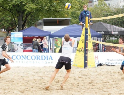 Aligser beim Beachvolleyball Finale am Steintor